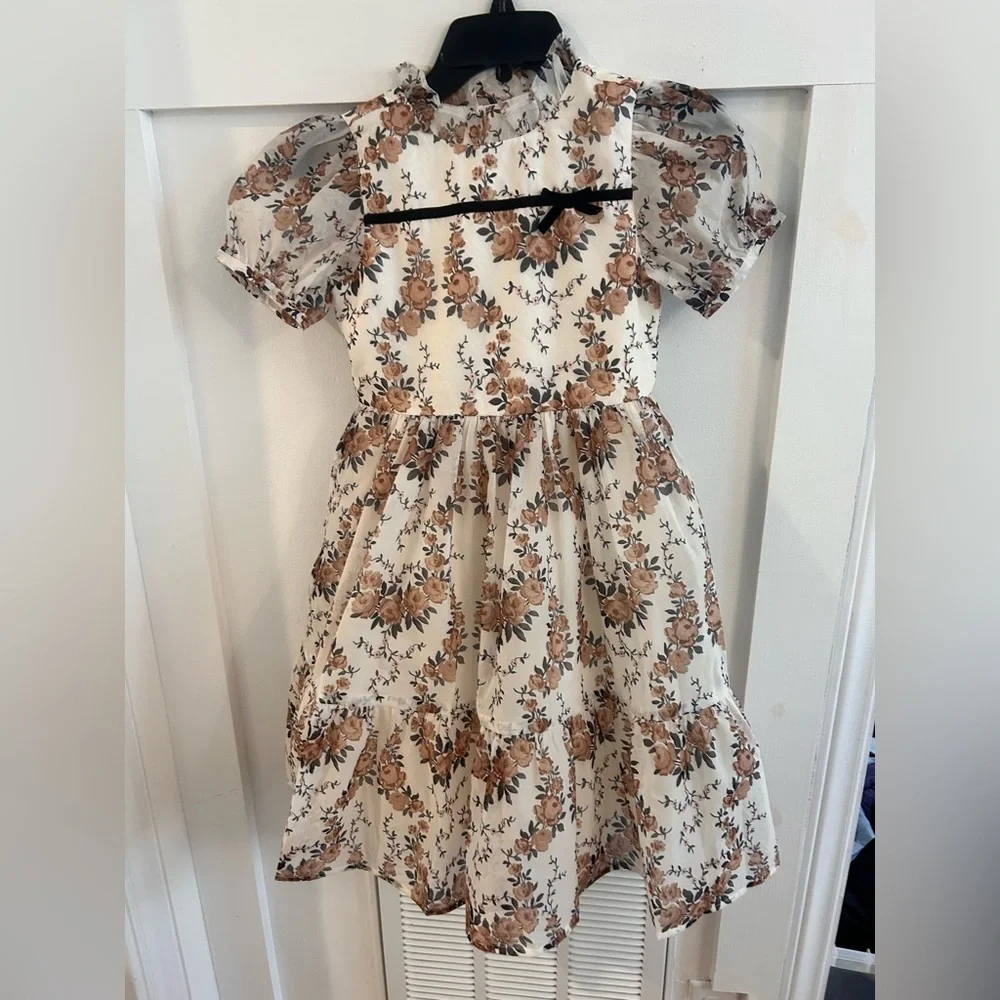 Janie & Jack The Floral Harmony Dress size 10